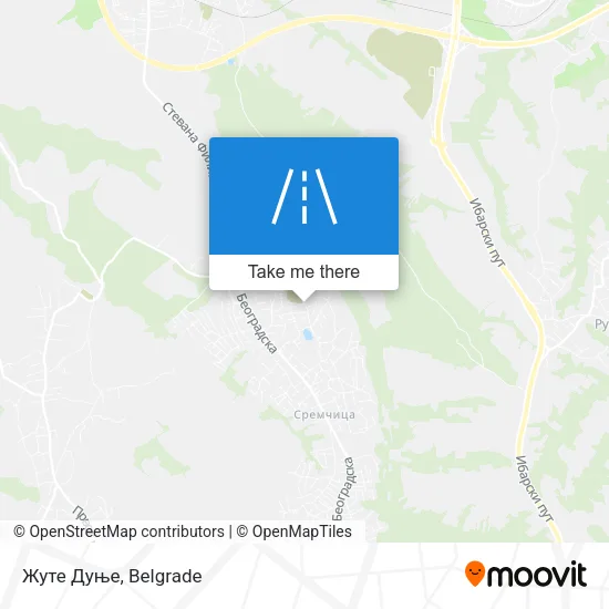 Жуте Дуње map