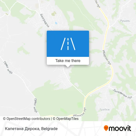 Капетана Дерока map