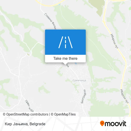 Кир Јањина map