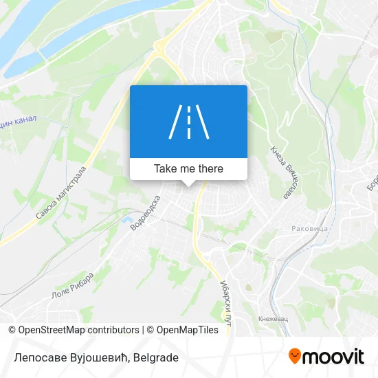 Лепосаве Вујошевић map