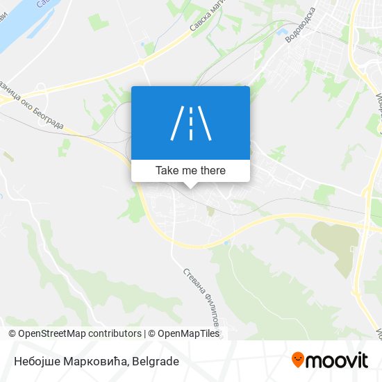 Небојше Марковића map