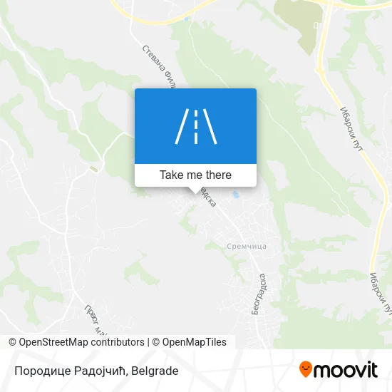 Породице Радојчић map