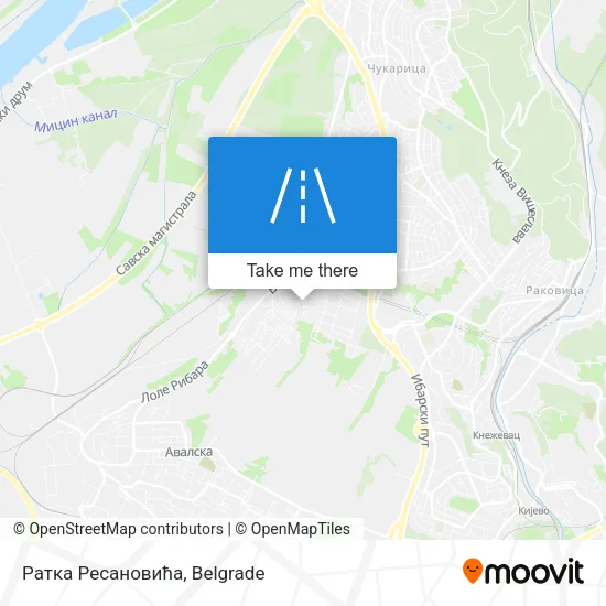 Ратка Ресановића map