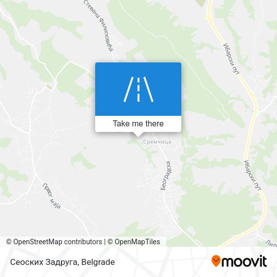 Сеоских Задруга map