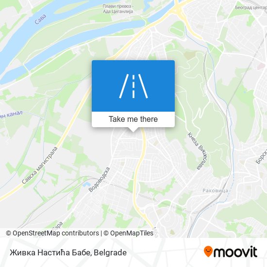 Живка Настића Бабе map