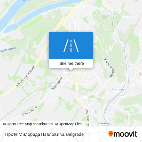 Проте Милорада Павловића map