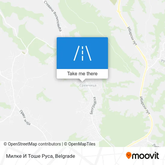 Милке И Тоше Руса map