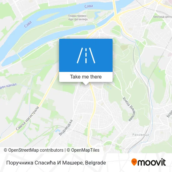 Поручника Спасића И Машере map