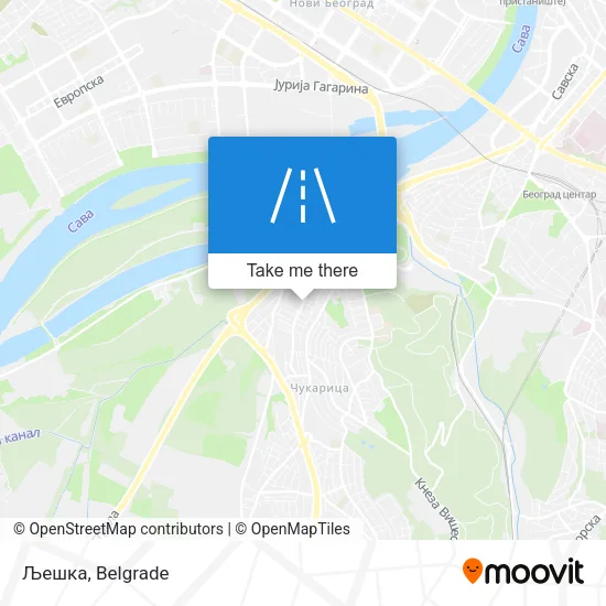 Љешка map