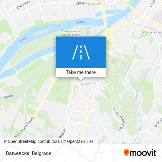 Ваљевска map