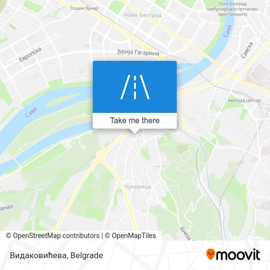 Видаковићева map