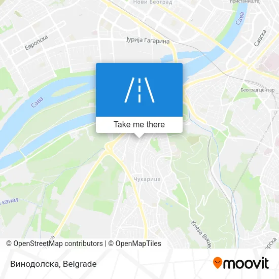 Винодолска map