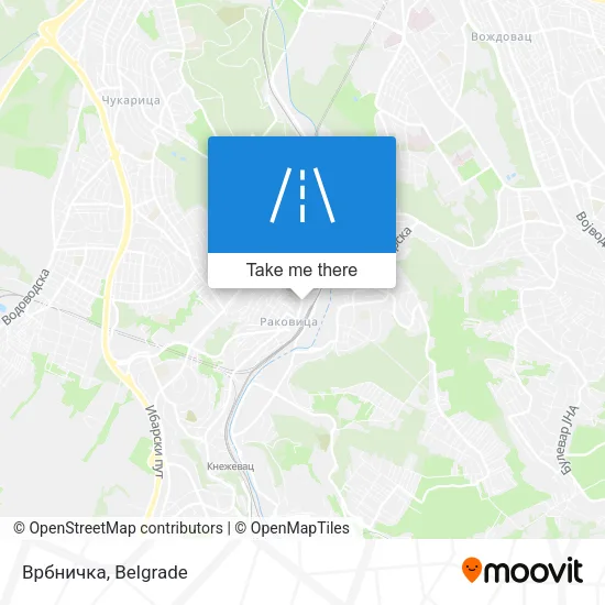 Врбничка map