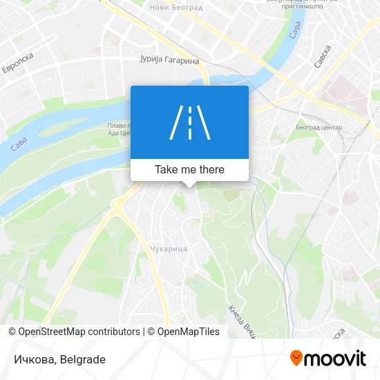Ичкова map