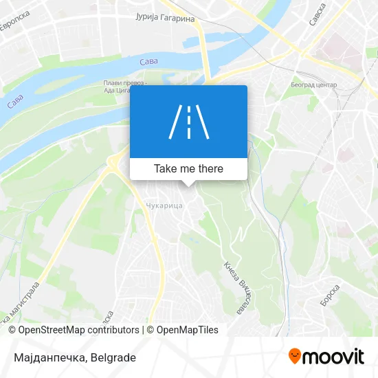 Мајданпечка map