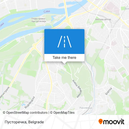 Пусторечка map