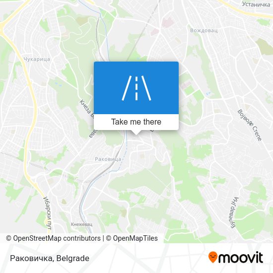 Раковичка map