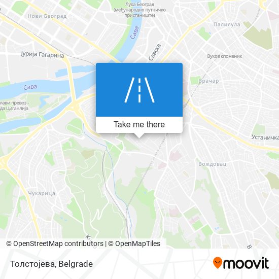 Толстојева map