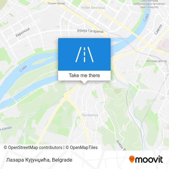 Лазара Кујунџића map