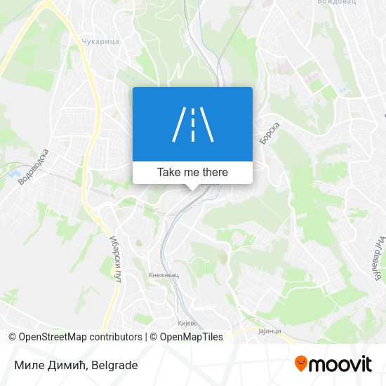 Миле Димић map