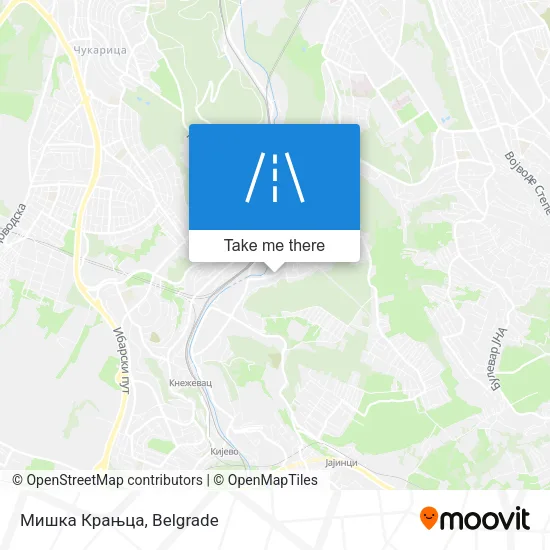 Мишка Крањца map