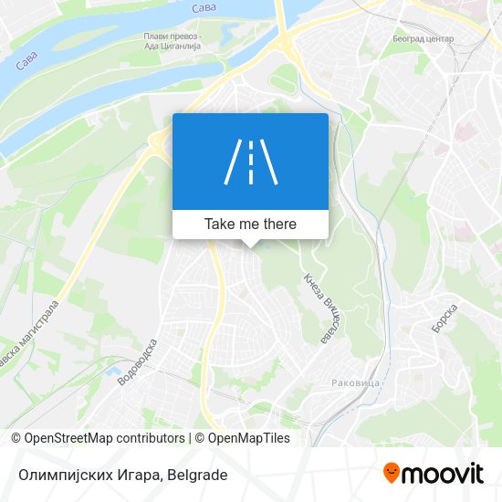 Олимпијских Игара map