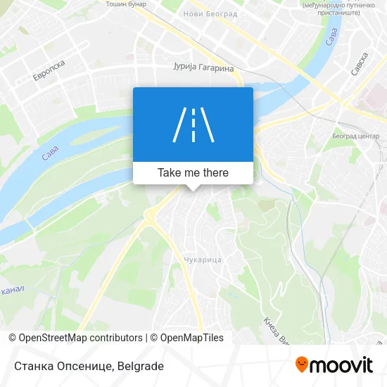 Станка Опсенице map