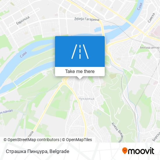 Страшка Пинџура map