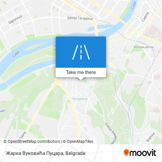 Жарка Вуковића Пуцара map