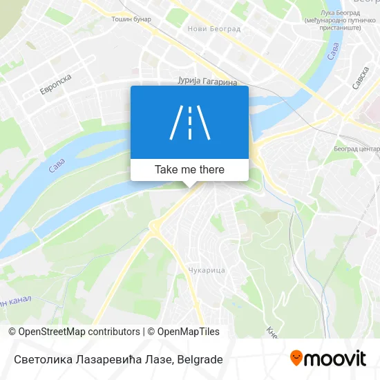 Светолика Лазаревића Лазе map