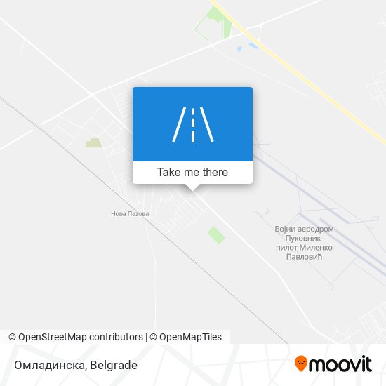 Омладинска map