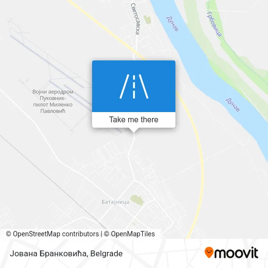 Јована Бранковића map