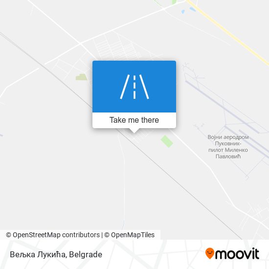 Вељка Лукића map