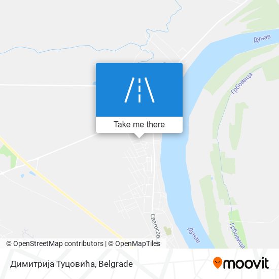 Димитрија Туцовића map