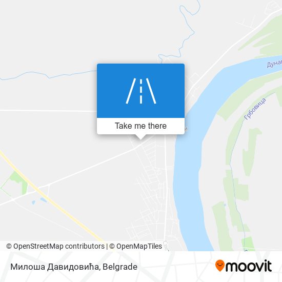 Милоша Давидовића map