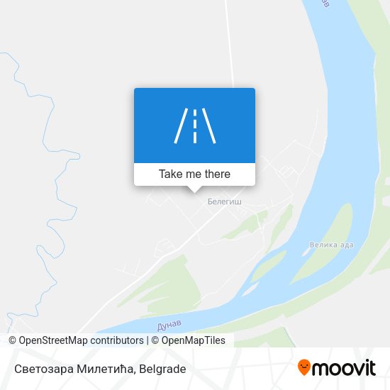 Светозара Милетића map