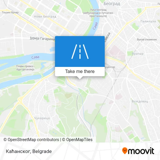 Каћанског map