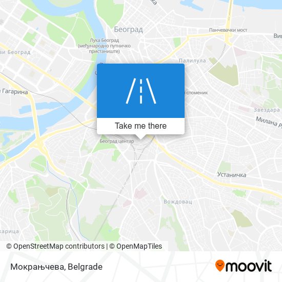 Мокрањчева map