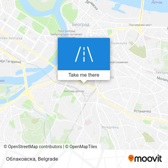 Облаковска map