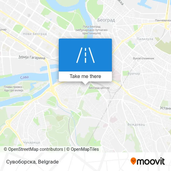 Сувоборска map