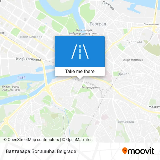 Валтазара Богишића map