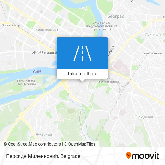 Персиде Миленковић map