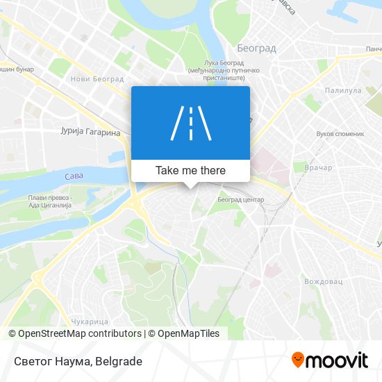 Светог Наума map