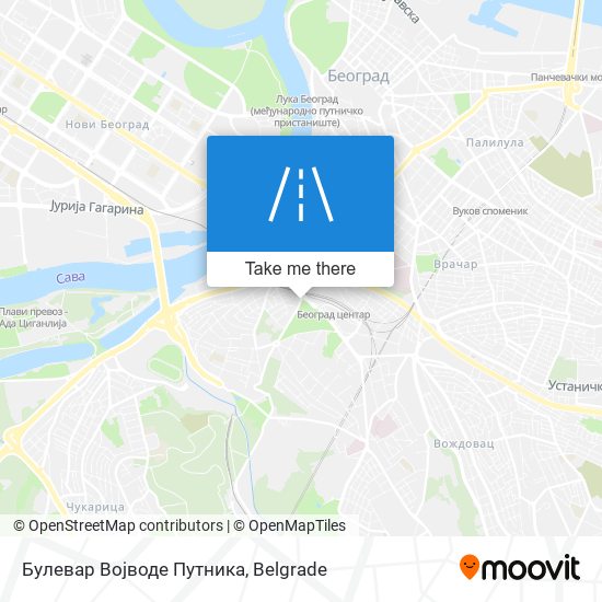 Булевар Војводе Путника map