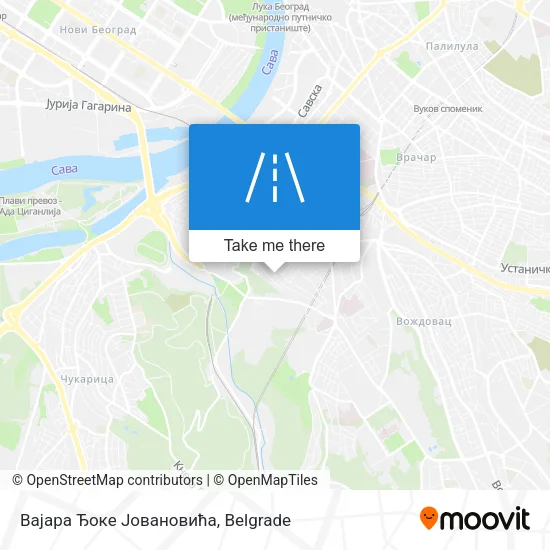 Вајара Ђоке Јовановића map