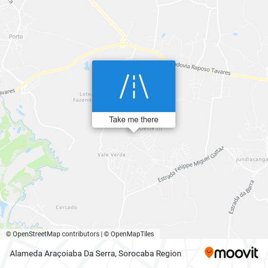 Alameda Araçoiaba Da Serra map