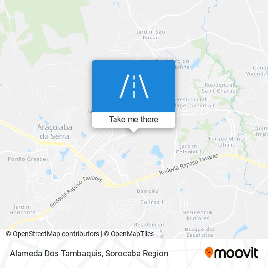 Alameda Dos Tambaquis map