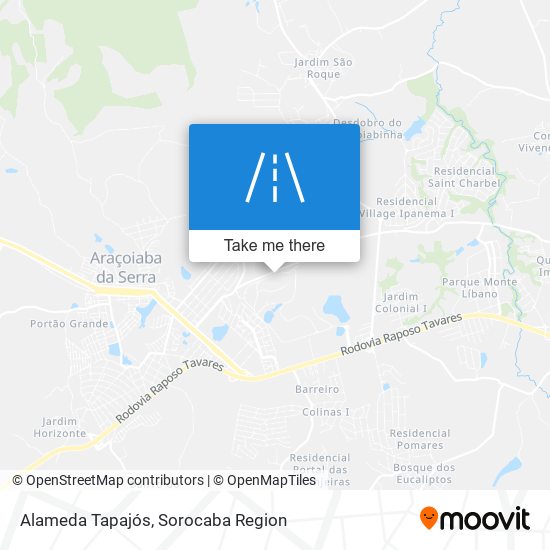 Mapa Alameda Tapajós