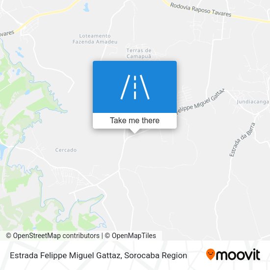 Estrada Felippe Miguel Gattaz map