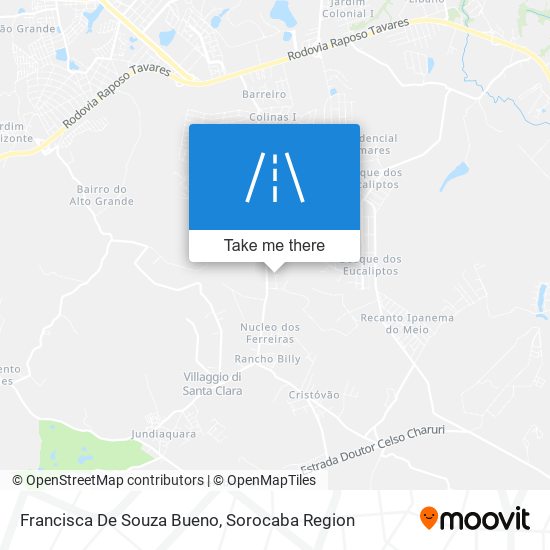 Francisca De Souza Bueno map